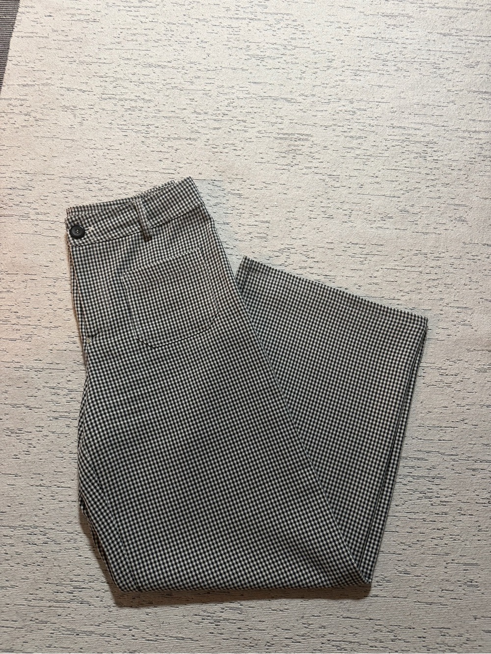 Miss Love Houndstooth Wide-Leg Pants Size M